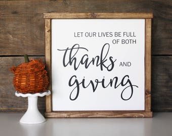 Thanks and giving | Etsy