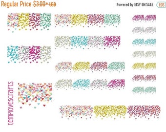 Weekend Sale Heart Confetti Sampler Set for Erin Condren Life Planner