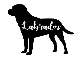 Labrador stencil | Etsy