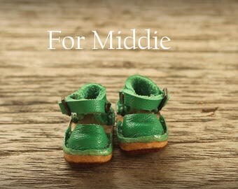 Mary jane shoe for middie blythe color Green