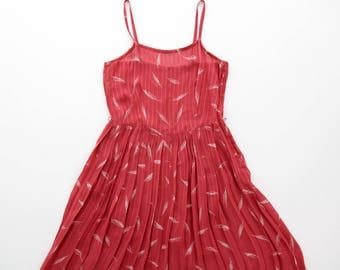 Vintage Dress // Max Mara Spaghetti Strap Pleat Sundress