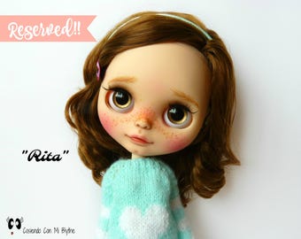 RESERVED TO MANUELA - Custom Blythe doll for adoption "Rita"