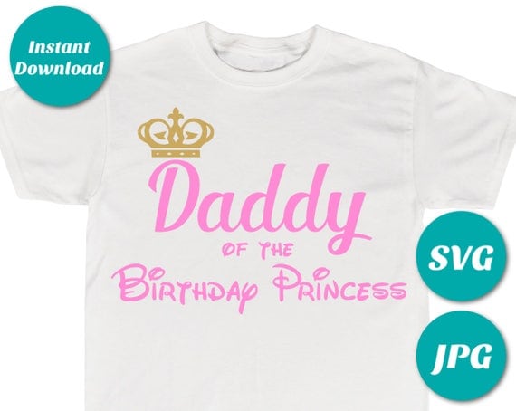 Download INSTANT DOWNLOAD Pink and Gold Daddy of the Birthday ...