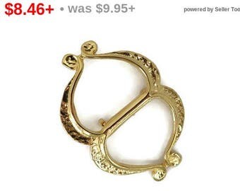 ON SALE! Vintage Ultra Craft Pin, Musical Gold Tone Brooch