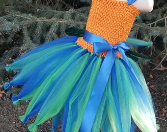 CUSTOMIZABLE Hei Hei Inspired Tutu Dress, Hei Hei Costume, Hei Hei Tutu Dress, Hei Hei Dress, Chicken Costume, Chicken Tutu, Moana Costume