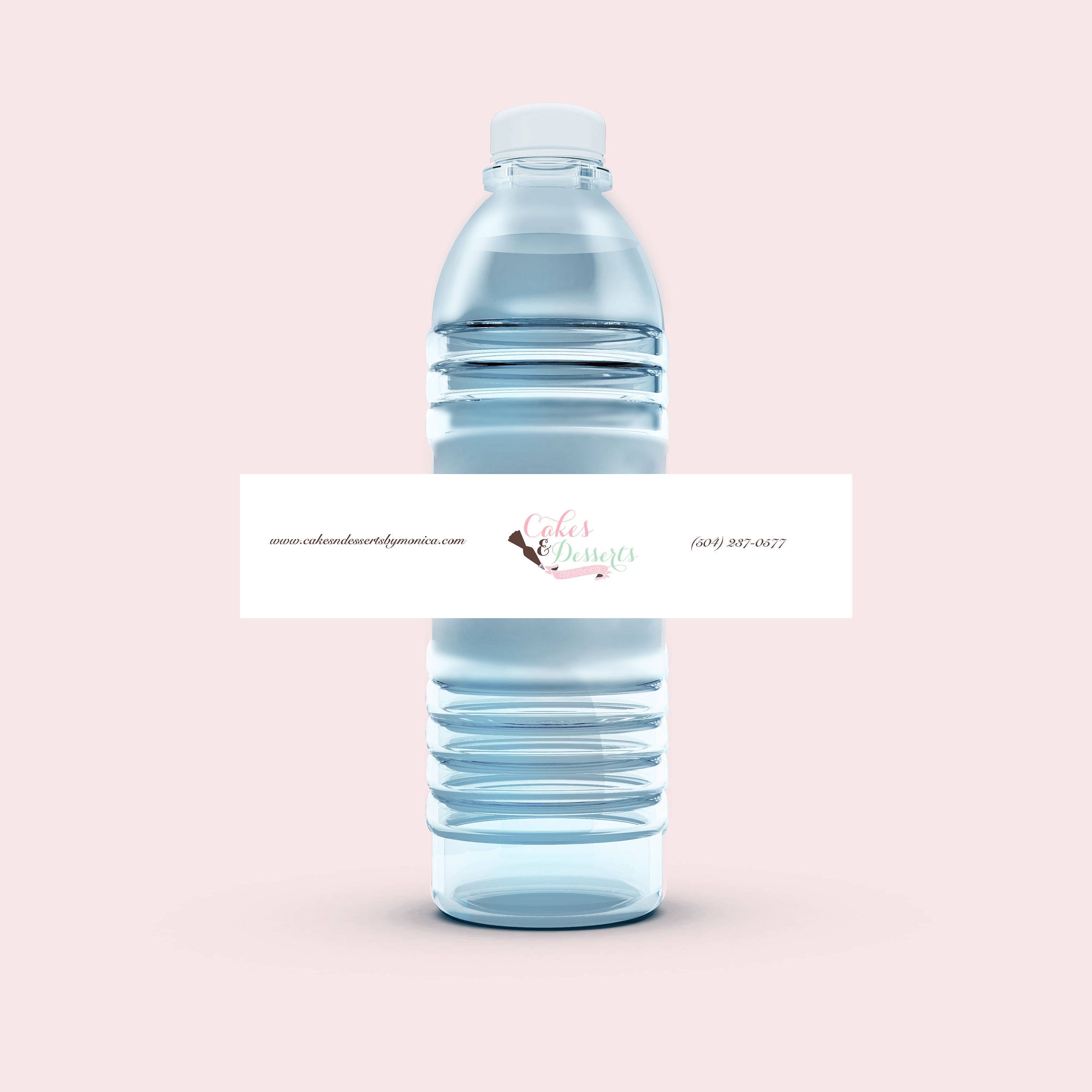 Custom Business Logo Water Bottle Labels
