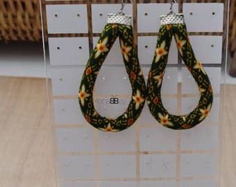 African hoop earrings, afro earrings, ankara earrings, afro jewellery, african fabric hoop earrings, afro jewelry