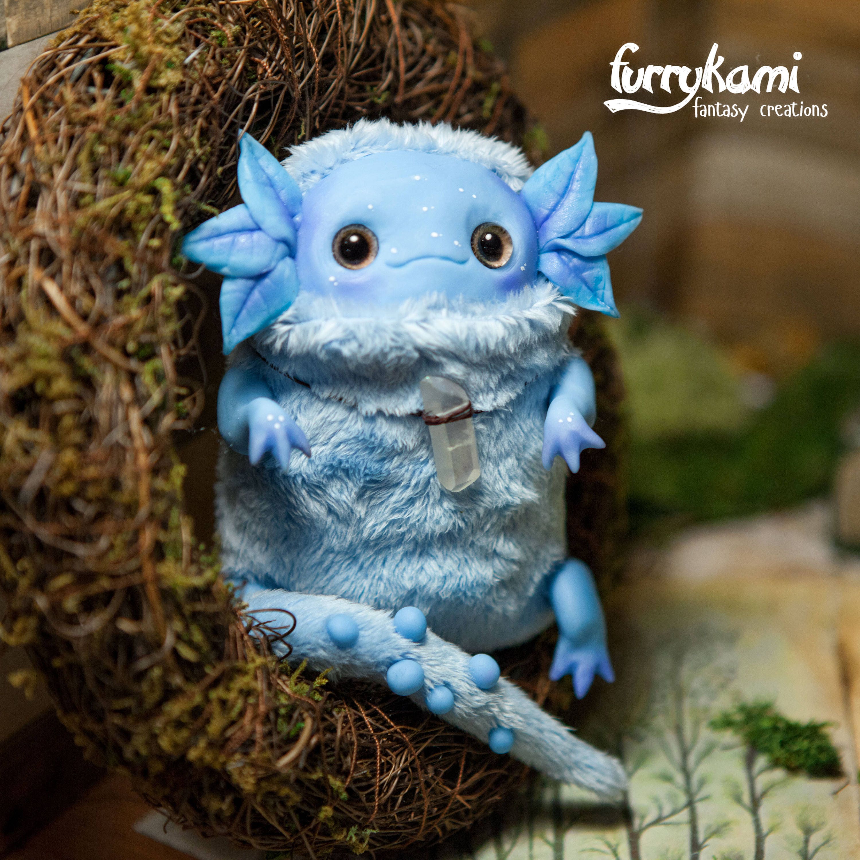 blue axolotl toy