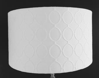 Dwell Cameo Ovals Fabric DRUM LAMP SHADE