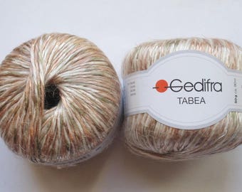 5 Pelotes 64 Lin 36 Viscose Tabéa 2104 Gedifra
