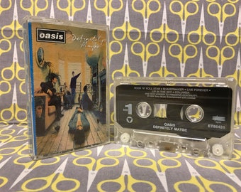 Definitely Maybe by Oasis cassette Tape rock alternative