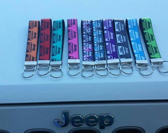 JEEP keychain.. key fob..keyring wristlet #JEEP