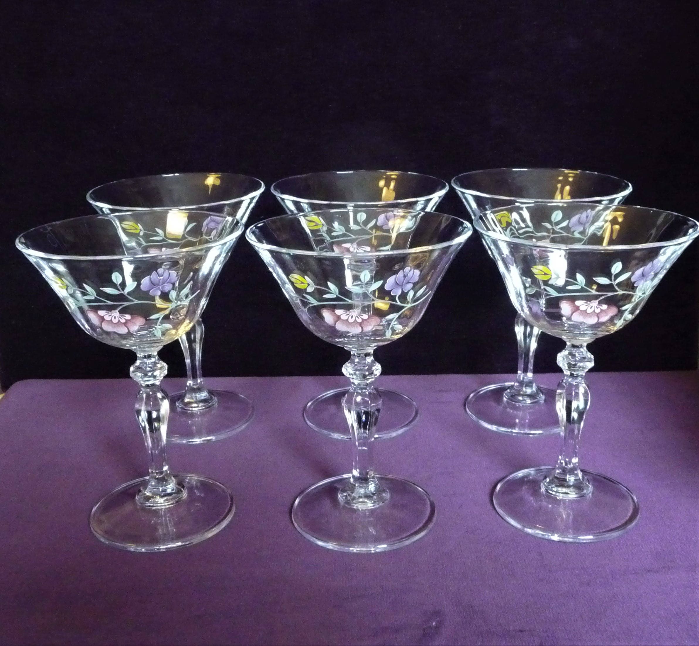 Vintage Margarita Glasses 6