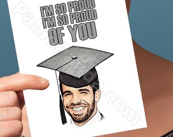 Congratulations Card | Drake Card | Handmade Greeting Husband Gift For Mom Paper Goods Cute Gifts For Boyfriend Drizzy Funny Greeting Card