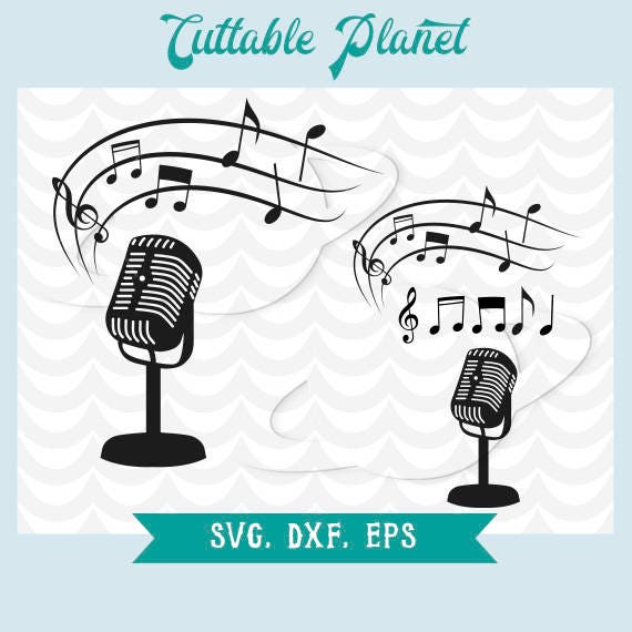 Download Vintage microphone svg. Microphone svg png eps dxf. Musical