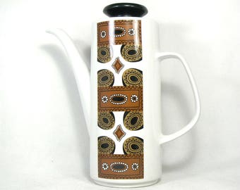 J&G Meakin Coffee Pot/Meakin Studio Coffee Pot/Meakin Maori Coffee Pot/Retro Dining/Retro Kitchen/Mid Century Modern/Mid Century Coffee Pot