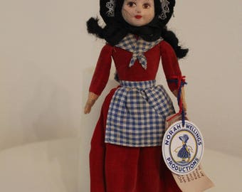 Norah Wellings- 8" hand made in England,high quality in good condition,sweet girl from Wales