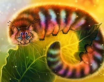 Caterpillar 8x12" Lustre print