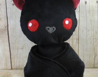 black bat stuffed animal