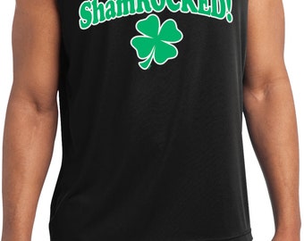 Urban Backwoods Shamrocks Men's T-Shirt – Premium Cotton Tee With Photo-Realistic Print - View #3