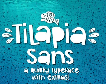 Handwitten Font Tilapia Sans Installable Digital Download True Type Open Handwitten Font Tilapia Sans Installable Digital Download True Type Open