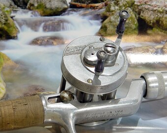 Vintage LANGLEY "Lakecast" Model 350 Aluminum Level Wind Baitcaster ca.1950 in VGC
