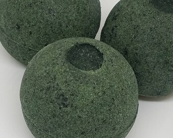 Swamp Goo Mini Bath Bomb; Halloween Bath Bomb; Spooky Bath Bomb; Black Bath Bomb; Dark Water