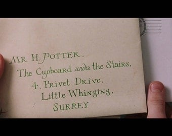 Harry Potter, Hogwarts Acceptance Letter, Movie Accurate