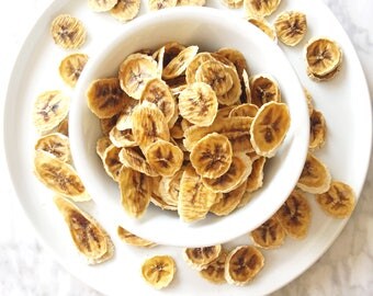 Organic Dried Banana Chips No Sugar Added Oil Free Seven Flavors