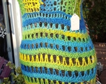 Colorful Crochet Dress