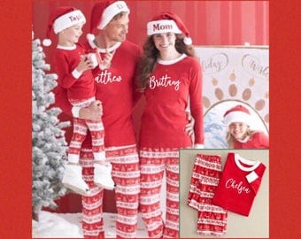 PRE-ORDER 20% OFF Ends July 31st, Personalized Christmas Pajamas, Family Christmas Pajamas, Christmas in July Sale, Holiday Pajamas