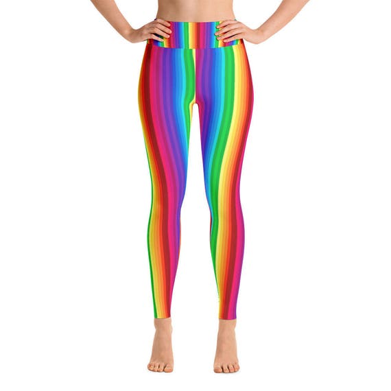 Rainbow Yoga Pants Yoga Leggings Yoga Pants Cute Yoga