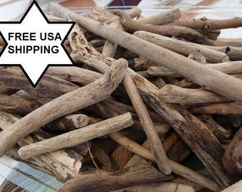 Bulk Driftwood Lot of Small Medium Large Pieces of Driftwood Pieces For Sale Mobiles Crafts Chimes Wall Hangings Macrame Sun Catcher Jewelry