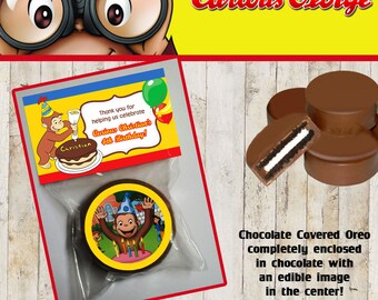 Curious George Chocolate Covered Oreo