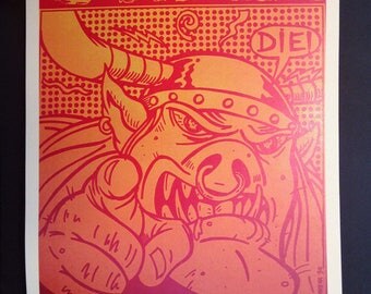 GWAR Vintage Concert Poster Reproduction // Heavy Metal // Awesome // Shock Rock