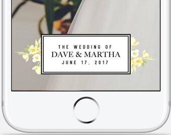 Wedding Snapchat Filter Wedding Snapchat Geofilter Wedding Flower Snapchat Wedding Geofilter Wedding Filter Wedding Snap Chat Flower Filter