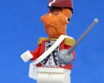 18th Century Admiral Ackbar – custom minifigure