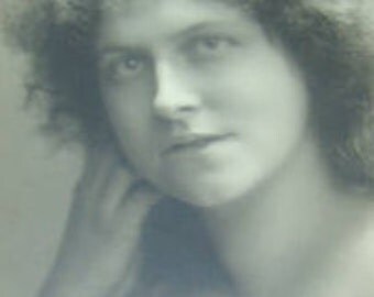 Vintage Beautiful Lady RPPC