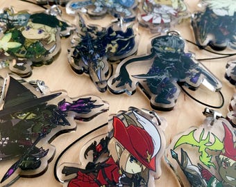 2" Charms FFXIV FF14 Final Fantasy XIV Job/Class