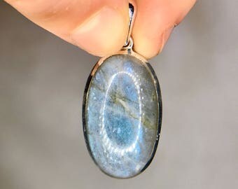 Sky Blue Labradorite Pendant