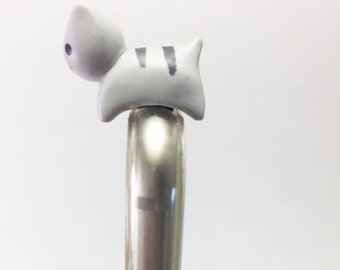 Polymer Clay Cat Dust Plug/ Cute Polymer Clay Charms/ Accessory/ Gift/ Birthday/ Kitten/ Jewelry/ Jewellery/ Kawaii/ Phone