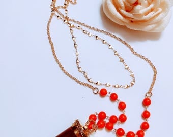 Statement Necklace, Handmade.