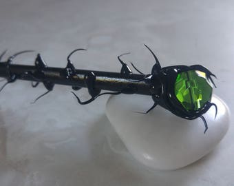 Maleficent Costume Wand Green for evil witches