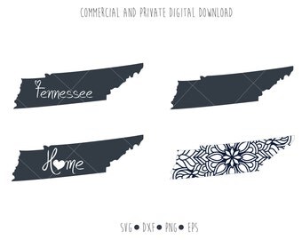 Tennessee state svg | Etsy