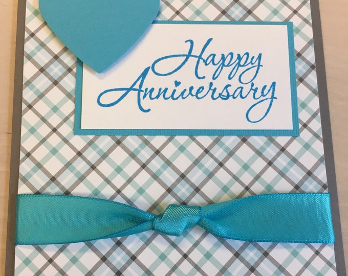 Happy Anniversary Card, Handmade Anniversary Card