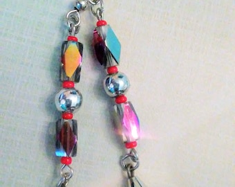 Clearance/destash Ayla's Bead Creations Fun and flirty sparkle dangle party earrings