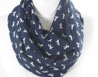 Horse Scarf Infinity Scarf Animal Scarf Circle Scarf Spring Fall Winter Scarf Women Fashion Accessories 19