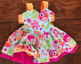 Poppy's Peekaboo Dress PDF Pattern sizes 6/12 mos to 8