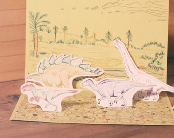 Dinosaur diorama | Etsy