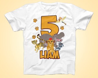 Lion Guard Birthday Shirt, Lion Guard Tshirt, Custom Birthday shirt, Party Gaurd Shirt